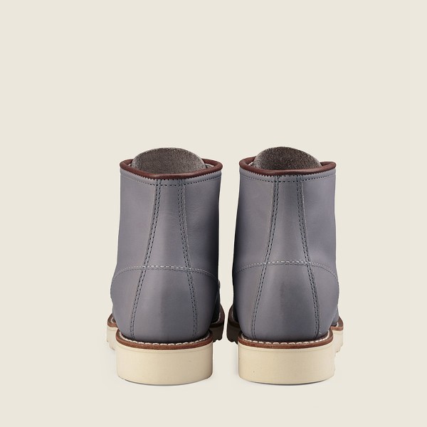 Red Wing Heritage Boots Grey - Red Wing Womens 6-inch Classic Moc – Short Boundary Leather - CXQKJ-4